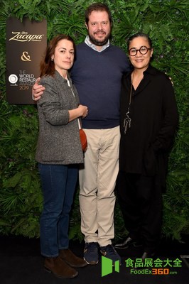 Laura Lazzaroni, Marco Bolasco and Kylie Kwong attend the official Ron Zacapa rum opening event of The World Restaurant Awards 2019 at Malro on February 17th, 2019 in Paris, France. The exclusive event is ahead of the inaugural edition of The World Restaurant Awards being held at the Palais Bro<em></em>ngniart on February 18th. (Photo by David M. Benett/Dave Benett/Getty Images for Zacapa Rum)