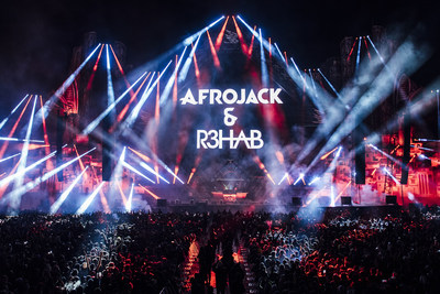 Afrojack and R3hab perform during MDL Beast, a three day festival in Riyadh, Saudi Arabia, bringing together the best in music, performing arts and culture.