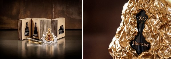 轩尼诗X.O 150周年纪念大师典藏版酒樽、特别增添的全新元素 -- 酒座和汲酒器、以及专属礼盒