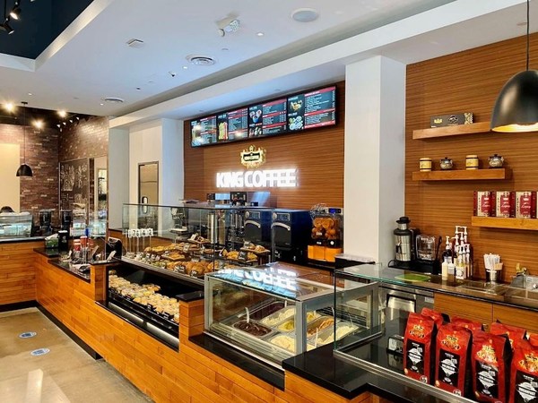 King Coffee Outlet in Anaheim California, USA